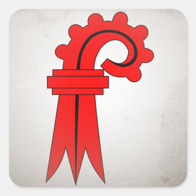 Adesivo Quadrado Basileia Landschaft (Frente)