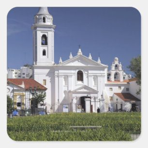 Adesivo Quadrado Basilica Nuestra Senora del Pilar em Recoleta