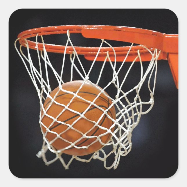 Adesivo Quadrado Basquete (Frente)