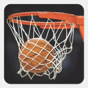 Adesivo Quadrado Basquete