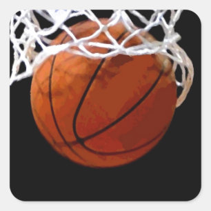 Adesivo Quadrado Basquete