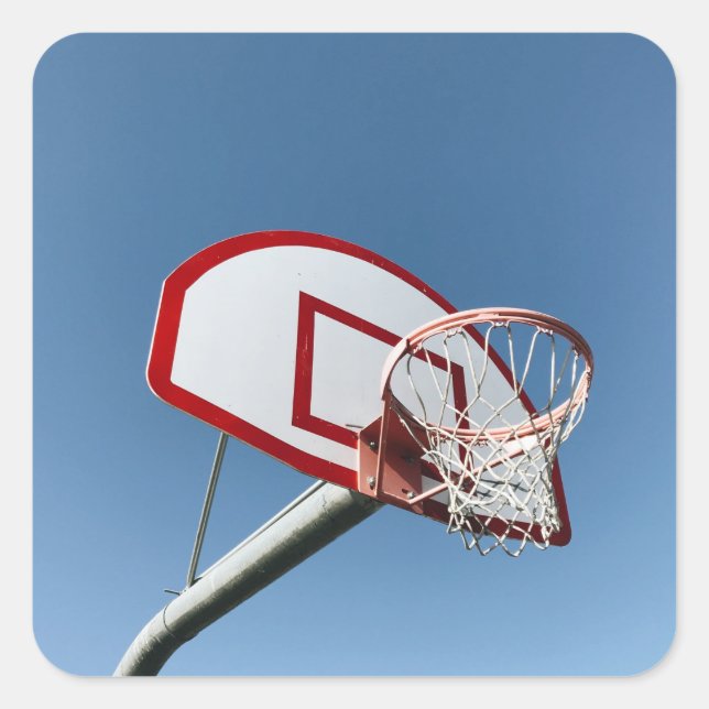 Adesivo Quadrado Basquete Incrível (Frente)