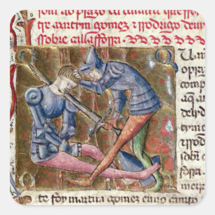 Adesivo Quadrado Batalha crónicas de Gómez Martin El Cid 'de