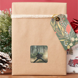 Adesivo Quadrado Batalha de Paintball Florestal