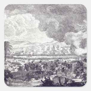 Adesivo Quadrado Batalha de Rossbach, o 5 de novembro de 1757