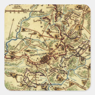 Adesivo Quadrado Batalha do Tribunal da Pensilvânia