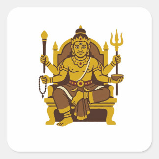 Adesivo Quadrado Batara Guru