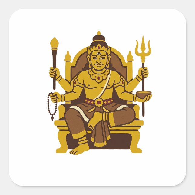 Adesivo Quadrado Batara Guru (Frente)