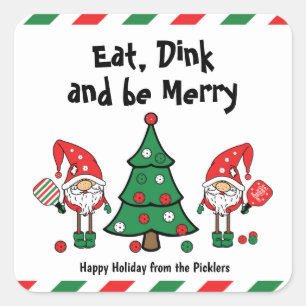 Adesivo Quadrado Batedeira de Natal