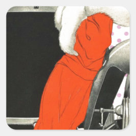 Adesivo Quadrado batente de polkadots