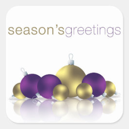 Adesivo Quadrado Bateria de Natal