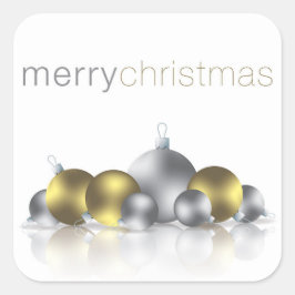 Adesivo Quadrado Bateria de Natal