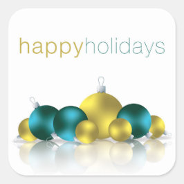 Adesivo Quadrado Bateria de Natal