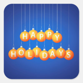 Adesivo Quadrado Bateria de Natal