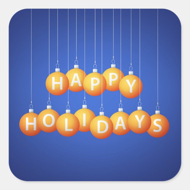 Adesivo Quadrado Bateria de Natal (Frente)