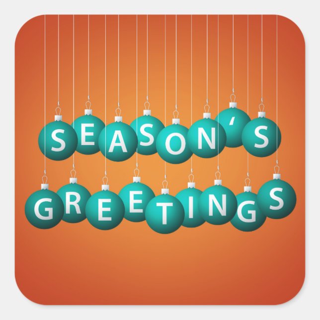 Adesivo Quadrado Bateria de Natal (Frente)