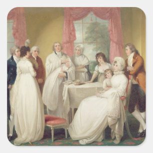 Adesivo Quadrado Batismo do herdeiro, (óleo em canvas) SE c.1799