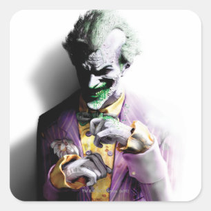 Adesivo Quadrado Batman Arkham   Joker