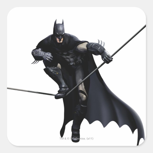 Adesivo Quadrado Batman Steping On Line (Frente)