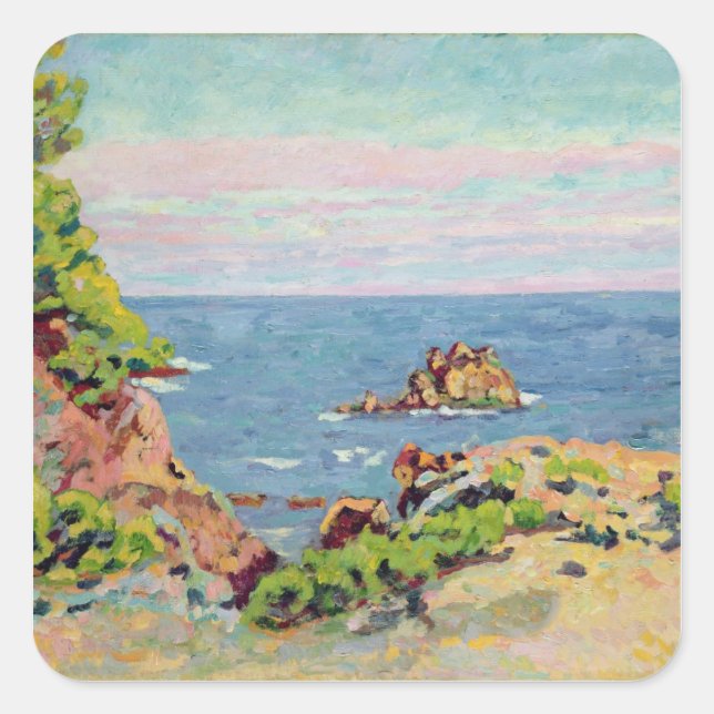 Adesivo Quadrado Baumettes, 1910 (óleo na canvas) (Frente)