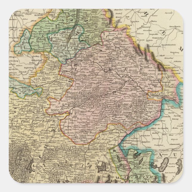 Adesivo Quadrado Baviera propriamente dito (Frente)