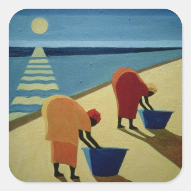 Adesivo Quadrado Beach Bums 1997 (Frente)