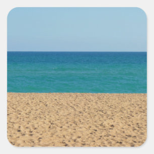 Adesivo Quadrado Beach, Ocean Sky Stickers