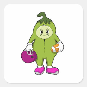 Adesivo Quadrado Bean no Futebol