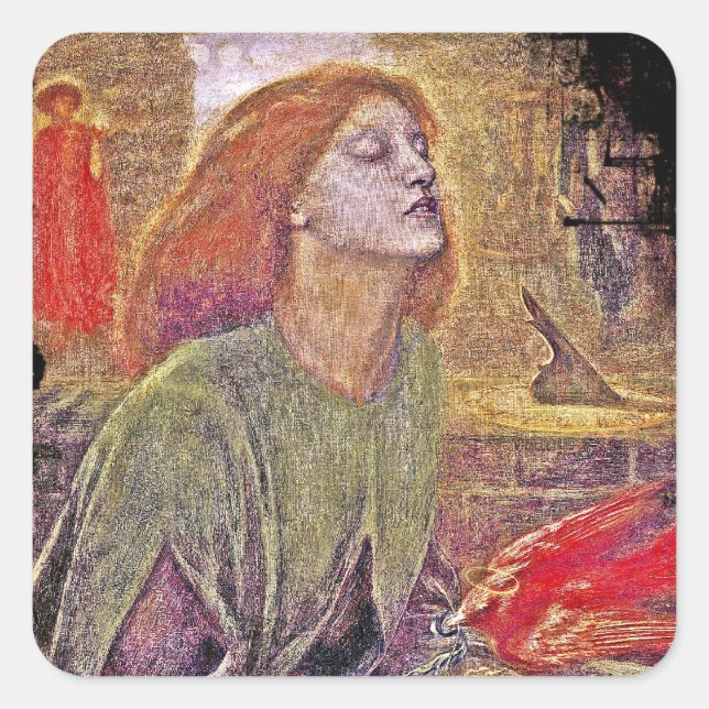 Adesivo Quadrado Beata Beatrix (Frente)