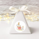 Adesivo Quadrado Beatrix Potter Vintage Round Sticker<br><div class="desc">Um doce adesivo Beatrix Potter para decoração ou selagem de envelopes para seus convites ou notas de ‘Obrigado’. Só adorável.</div>