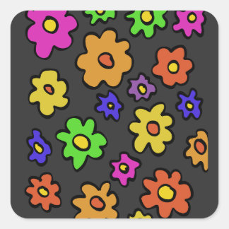 Adesivo Quadrado beautiful roses