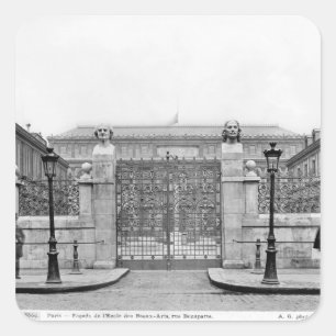 Adesivo Quadrado Beaux-Artes do DES de Ecole Nationale Superieure