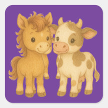 Bebê Cavalo e Bebê Vaca