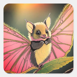 Adesivo Quadrado bebê fruta