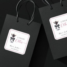 Bebida Cereja com Laço Preto 'Um tiquinho mais Vel