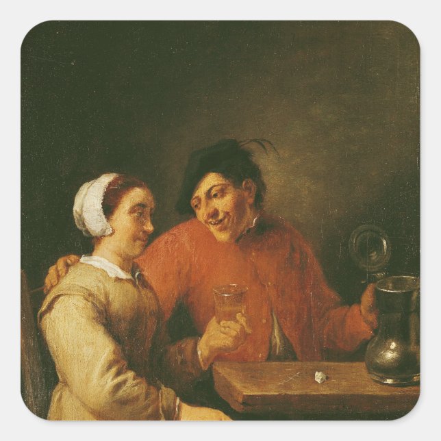 Adesivo Quadrado Bebidas (Frente)