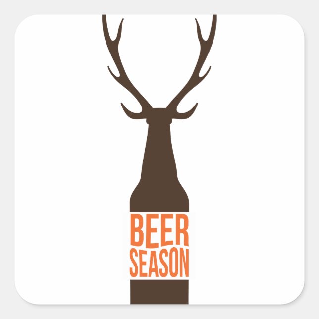 Adesivo Quadrado Beer Season (Frente)