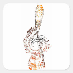 Adesivo Quadrado Beethoven