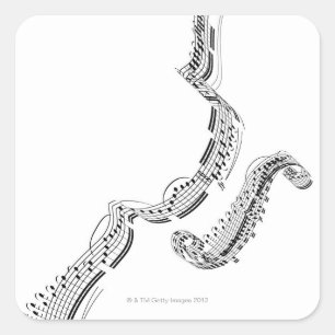 Adesivo Quadrado Beethovens Violin Concerto