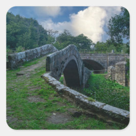 Adesivo Quadrado Beggar's Bridge, Glaisdale