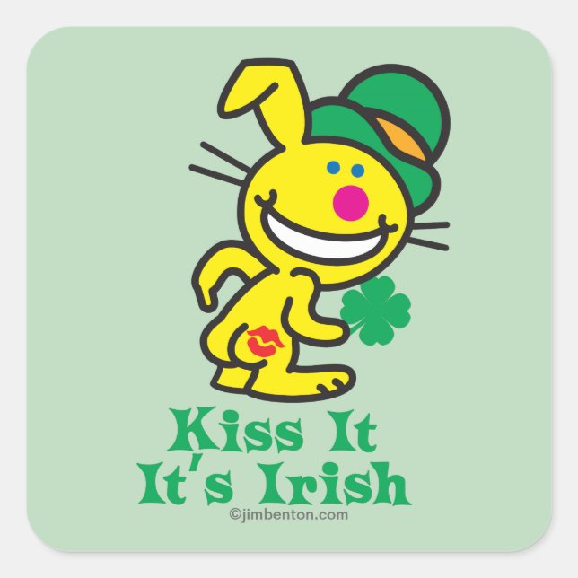 Adesivo Quadrado Beija (Frente)