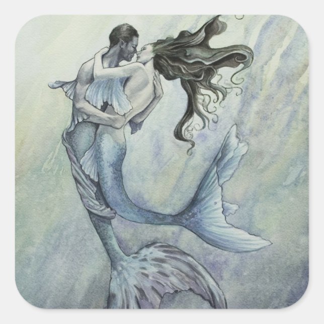 Adesivo Quadrado Beijo 3 (Frente)