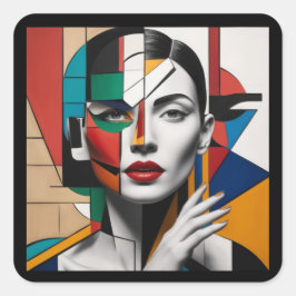 Adesivo Quadrado Beleza Na Arte