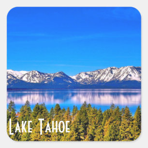 ADESIVO QUADRADO BELO LAGO TAHOE GLOSSY STICKER