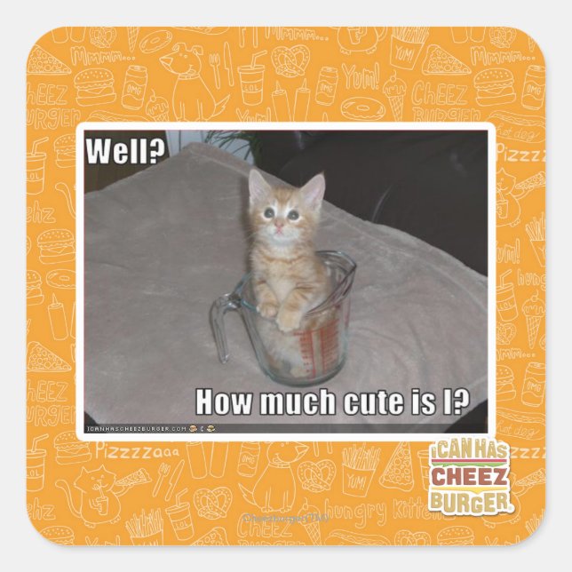 Adesivo Quadrado Bem? (Frente)