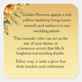 Adesivo Quadrado Bem-vindo