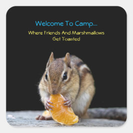 Adesivo Quadrado Bem-Vindo Ao Campo