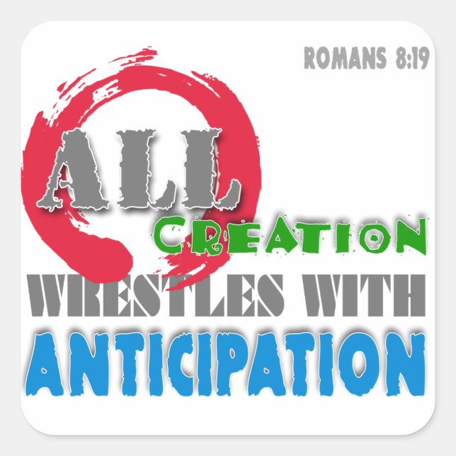 Adesivo Quadrado Benai Elohim (Frente)