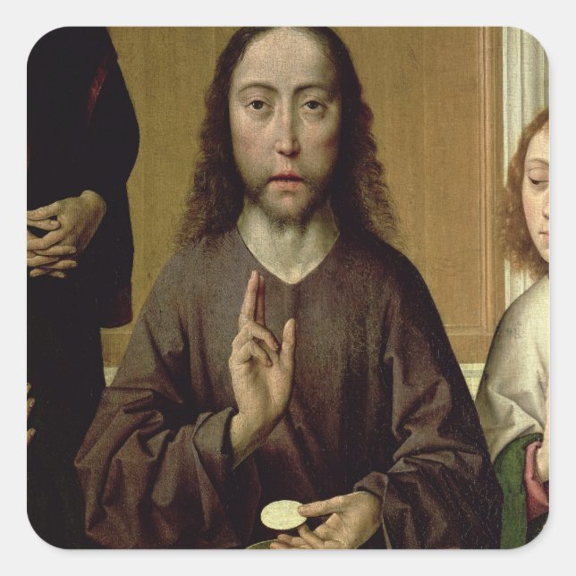Adesivo Quadrado Bênção do cristo 2 (Frente)