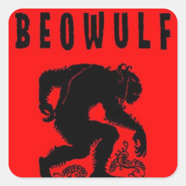 Adesivo Quadrado Beowulf - Grendel (Frente)